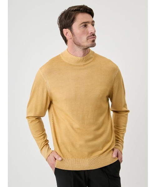 AOURE(アウール)の「NEVE モックネック(ニット/セーター・メンズ・ブルー/グレー/イエロー/ライトグレー・LARGE/MEDIUM/SMALL/X-LARGE)」の12枚目の写真