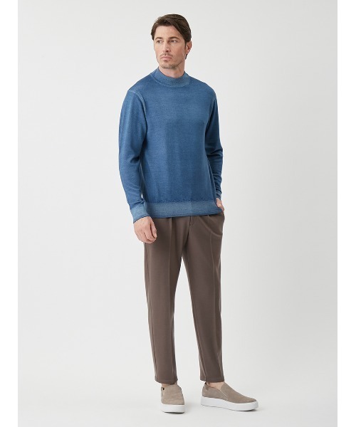 AOURE(アウール)の「NEVE モックネック(ニット/セーター・メンズ・ブルー/グレー/イエロー/ライトグレー・LARGE/MEDIUM/SMALL/X-LARGE)」の16枚目の写真