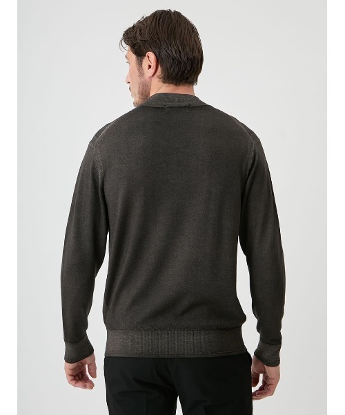 AOURE(アウール)の「NEVE モックネック(ニット/セーター・メンズ・ブルー/グレー/イエロー/ライトグレー・LARGE/MEDIUM/SMALL/X-LARGE)」の19枚目の写真