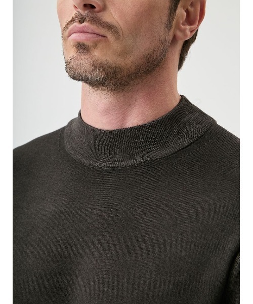 AOURE(アウール)の「NEVE モックネック(ニット/セーター・メンズ・ブルー/グレー/イエロー/ライトグレー・LARGE/MEDIUM/SMALL/X-LARGE)」の20枚目の写真
