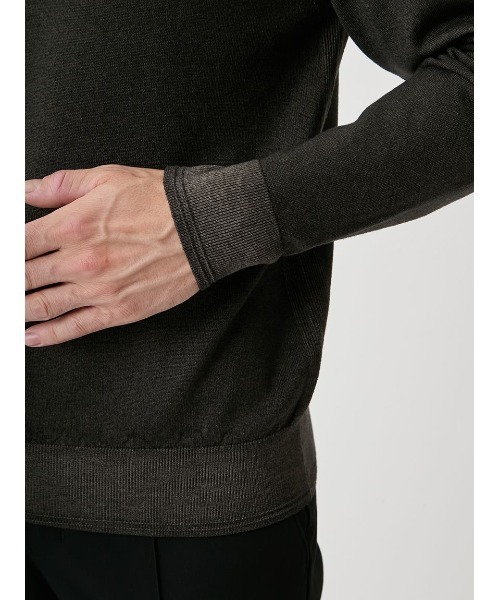 AOURE(アウール)の「NEVE モックネック(ニット/セーター・メンズ・ブルー/グレー/イエロー/ライトグレー・LARGE/MEDIUM/SMALL/X-LARGE)」の21枚目の写真