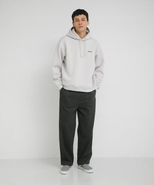 URBAN RESEARCH Sonny Label(アーバンリサーチサニーレーベル)の「カレッジプリントダンボールパーカー(パーカー・メンズ・ネイビー/チャコールグレー/グレー系その他・MEDIUM/LARGE)」の5枚目の写真