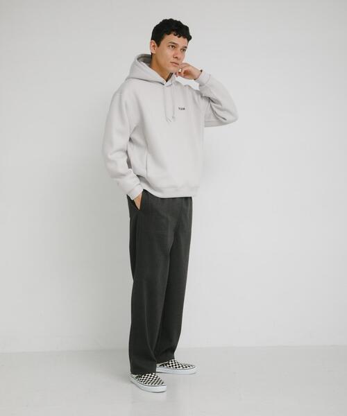 URBAN RESEARCH Sonny Label(アーバンリサーチサニーレーベル)の「カレッジプリントダンボールパーカー(パーカー・メンズ・ネイビー/チャコールグレー/グレー系その他・MEDIUM/LARGE)」の6枚目の写真