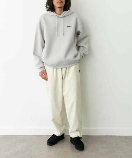 URBAN RESEARCH Sonny Label(アーバンリサーチサニーレーベル)の「カレッジプリントダンボールパーカー(パーカー・メンズ・ネイビー/チャコールグレー/グレー系その他・MEDIUM/LARGE)」の12枚目の写真