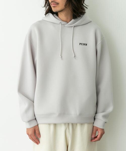 URBAN RESEARCH Sonny Label(アーバンリサーチサニーレーベル)の「カレッジプリントダンボールパーカー(パーカー・メンズ・ネイビー/チャコールグレー/グレー系その他・MEDIUM/LARGE)」の13枚目の写真