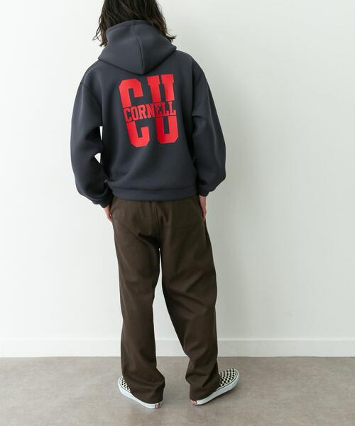 URBAN RESEARCH Sonny Label(アーバンリサーチサニーレーベル)の「カレッジプリントダンボールパーカー(パーカー・メンズ・ネイビー/チャコールグレー/グレー系その他・MEDIUM/LARGE)」の22枚目の写真