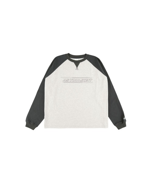 ALEXIA STAM（アリシアスタン）の「Wellness Raglan Sleeve Tee /ウェルネス ラグランロンT（Tシャツ/カットソー・レディース・グレー/ホワイト・FREE）」の16枚目の写真