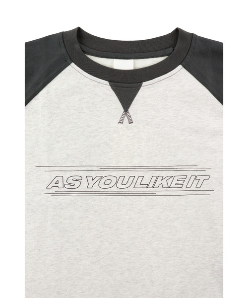 ALEXIA STAM（アリシアスタン）の「Wellness Raglan Sleeve Tee /ウェルネス ラグランロンT（Tシャツ/カットソー・レディース・グレー/ホワイト・FREE）」の18枚目の写真