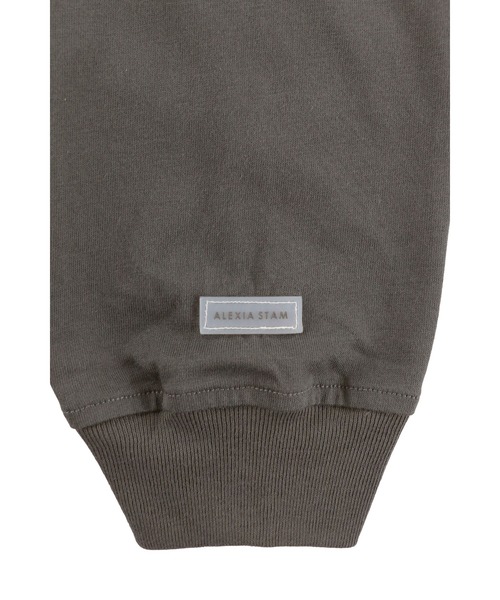 ALEXIA STAM（アリシアスタン）の「Wellness Raglan Sleeve Tee /ウェルネス ラグランロンT（Tシャツ/カットソー・レディース・グレー/ホワイト・FREE）」の20枚目の写真