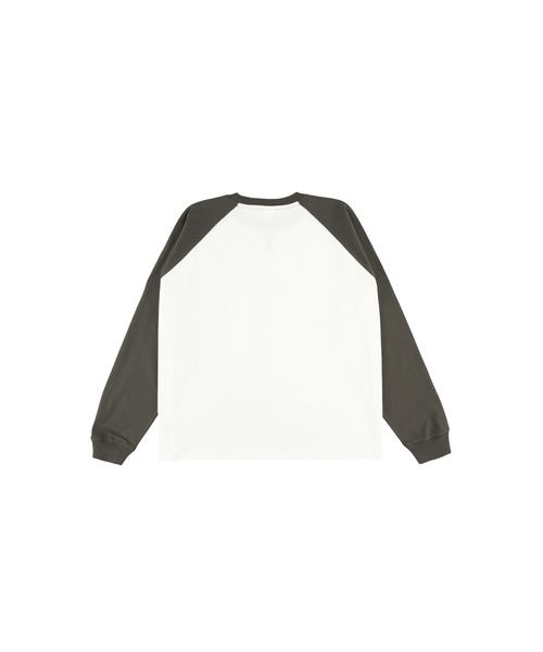 ALEXIA STAM（アリシアスタン）の「Wellness Raglan Sleeve Tee /ウェルネス ラグランロンT（Tシャツ/カットソー・レディース・グレー/ホワイト・FREE）」の11枚目の写真