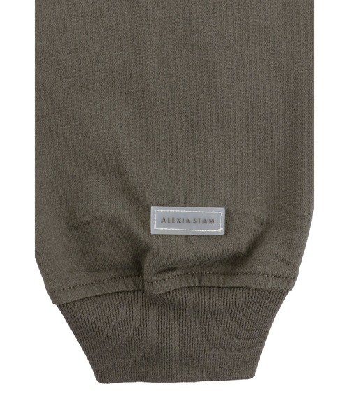 ALEXIA STAM（アリシアスタン）の「Wellness Raglan Sleeve Tee /ウェルネス ラグランロンT（Tシャツ/カットソー・レディース・グレー/ホワイト・FREE）」の14枚目の写真