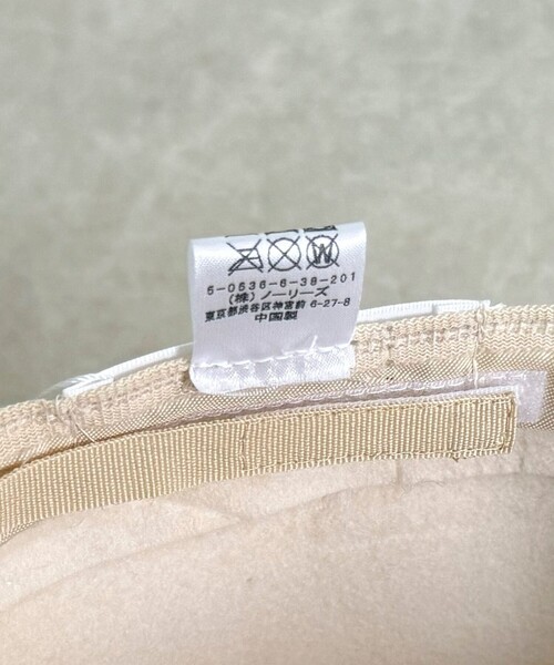 fredy emue（フレディエミュ）の「フェルトコンビキャップ（キャップ・レディース・キナリ/ブラック・FREE）」の11枚目の写真