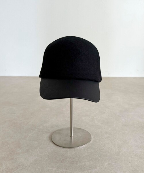 fredy emue（フレディエミュ）の「フェルトコンビキャップ（キャップ・レディース・キナリ/ブラック・FREE）」の12枚目の写真