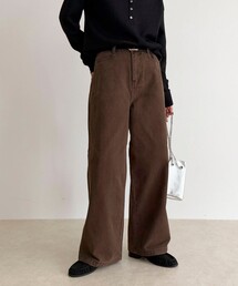 fredy emue | コットンツイルストレートパンツ(その他パンツ)