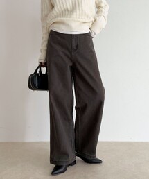 fredy emue | コットンツイルストレートパンツ(その他パンツ)