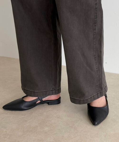 fredy emue(フレディエミュ)の「コットンツイルストレートパンツ(その他パンツ・レディース・ブラウン系その他/ブラウン/チャコールグレー・38/36)」の20枚目の写真