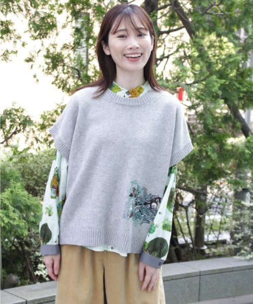 セール】SUPER HAKKA×サクマ ユウコ 「森の家」／「SQUIRREL」モチーフ