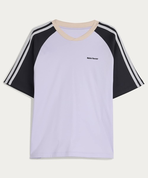 adidas(アディダス)の「adidas Originals by Wales Bonner カリ 半袖Tシャツ / アディダスオリジナルス(Tシャツ/カットソー・メンズ・バイオレット・LARGE/MEDIUM/SMALL/X-LARGE)」の6枚目の写真