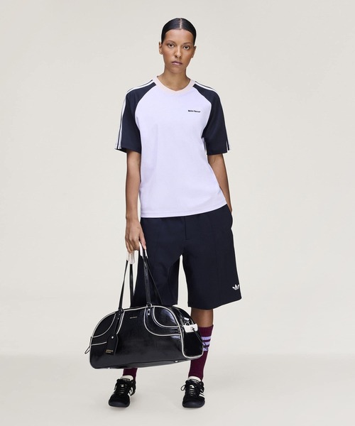 adidas(アディダス)の「adidas Originals by Wales Bonner カリ 半袖Tシャツ / アディダスオリジナルス(Tシャツ/カットソー・メンズ・バイオレット・LARGE/MEDIUM/SMALL/X-LARGE)」の3枚目の写真