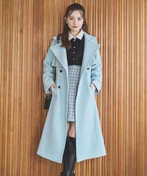 SWINGLE｜スウィングルのステンカラーコート（ブルー・ネイビー/青色系