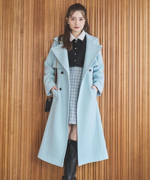 ウールスタンドカラーコート（ステンカラーコート）｜SWINGLE