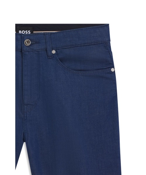 BOSS(ボス)の「Delaware スリムフィットジーンズ ブルー ストレッチデニム(デニムパンツ・メンズ・ライトブルー・34/32/33/32/29/32/32/32/31/32/38/34)」の5枚目の写真