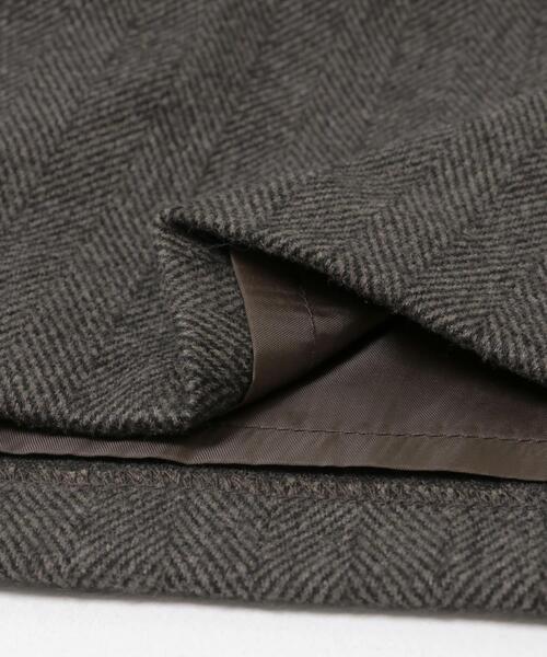 SENSE OF PLACE by URBAN RESEARCH（センスオブプレイスバイアーバンリサーチ）の「ジャージーメルトンミニスカート（スカート・レディース・ブラウン系その他/ブラック系その他・SMALL/MEDIUM）」の4枚目の写真