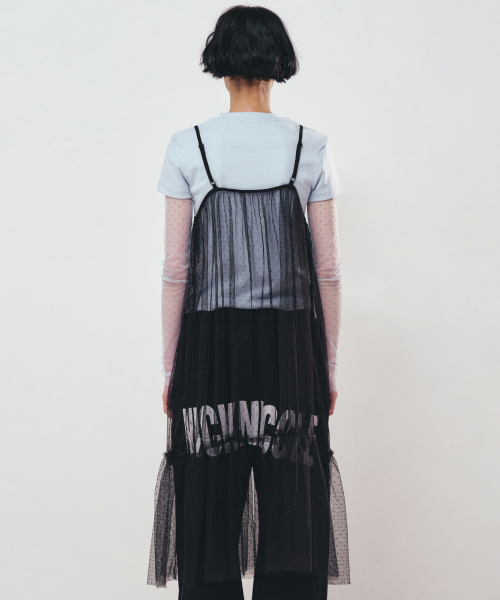 NICK&NICOLE(ニックアンドニコール)の「DOTS SEE-THROUGH LAYERED FILL DRESS_BLACK(ワンピース・レディース・その他・FREE)」の3枚目の写真