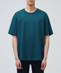リラックスフィットクルーネックTシャツ[ティール]