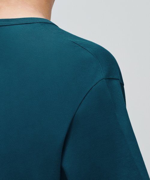 MUSINSA STANDARD（ムシンサスタンダード）の「リラックスフィットクルーネックTシャツ[ティール]（Tシャツ/カットソー・メンズ・その他・SMALL/MEDIUM/LARGE/X-LARGE/XXX-LARGE/XX-LARGE）」の5枚目の写真