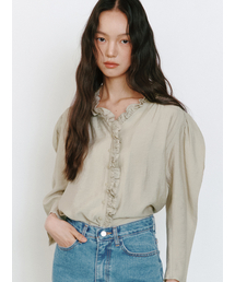 GANISONG（ガニソン）の「エリスブラウス_ライトグリーン（シャツ/ブラウス）」