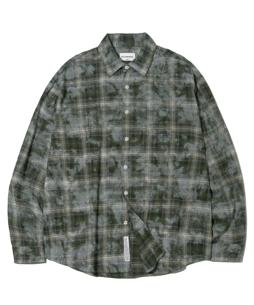 F.ILLUMINATE(フィルミネイト)の「ダイダチェックシャツ-カーキ(シャツ/ブラウス・レディース・その他・SMALL/MEDIUM/LARGE)」の1枚目の写真