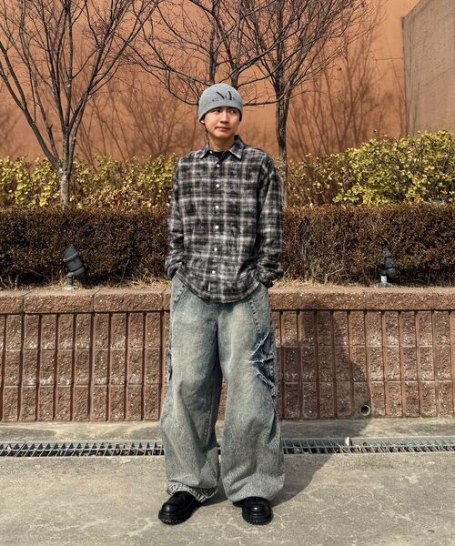 F.ILLUMINATE(フィルミネイト)の「ダイダチェックシャツ-カーキ(シャツ/ブラウス・レディース・その他・SMALL/MEDIUM/LARGE)」の12枚目の写真