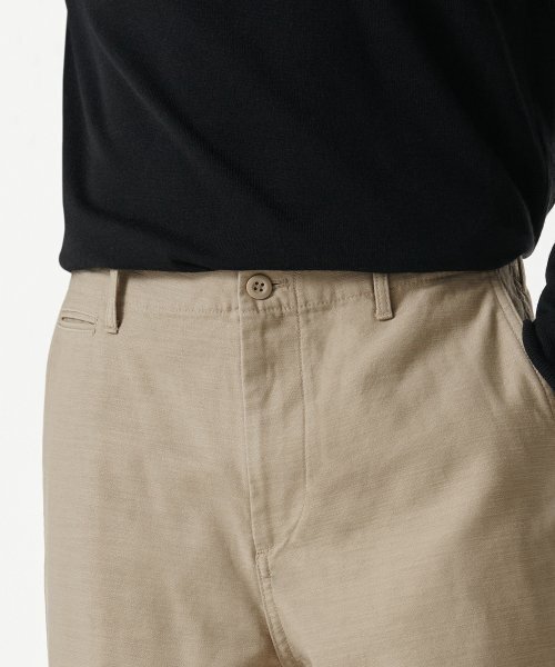 MUSINSA STANDARD（ムシンサスタンダード）の「ホワイトサテンワイドオフィサーパンツ[ベージュ]（その他パンツ・メンズ・その他・28/29/30/31/32/33/34/36/38/40/42/26/27）」の5枚目の写真