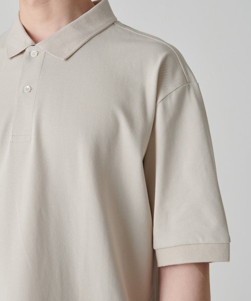 MUSINSA STANDARD（ムシンサスタンダード）の「[クールタンダード] リラックスフィットピケポロシャツ [エクリュ]（ポロシャツ・メンズ・その他・SMALL/MEDIUM/LARGE/X-LARGE/XX-LARGE）」の5枚目の写真