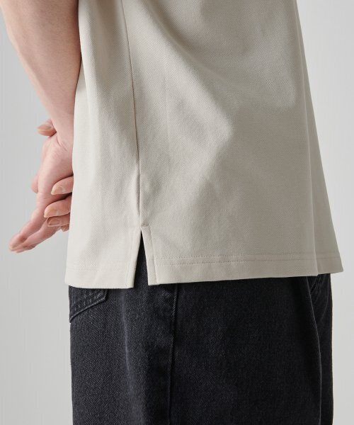 MUSINSA STANDARD（ムシンサスタンダード）の「[クールタンダード] リラックスフィットピケポロシャツ [エクリュ]（ポロシャツ・メンズ・その他・SMALL/MEDIUM/LARGE/X-LARGE/XX-LARGE）」の6枚目の写真