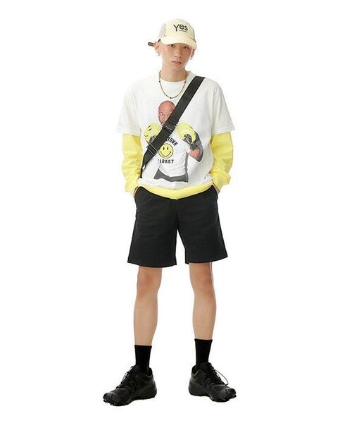 MUSINSA STANDARD（ムシンサスタンダード）の「ワイドフィットチノショーツ[ブラック]（その他パンツ・メンズ・その他・30/31/26/27/28/29/38/36/34/32/33）」の11枚目の写真