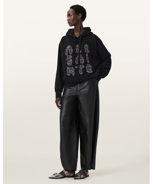 ALLSAINTS(オールセインツ)の「ELLA OVERSIZED TALON HOODIE | ELLA オーバーサイズ タルン フーディー(パーカー・レディース・ブラック・S/M/L/XS)」の5枚目の写真