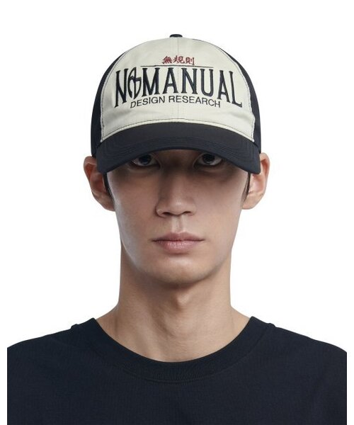 NOMANUAL(NOMANUAL)の「2C TRUCKER BALL CAP - BLACK(キャップ・レディース・その他・FREE)」の3枚目の写真