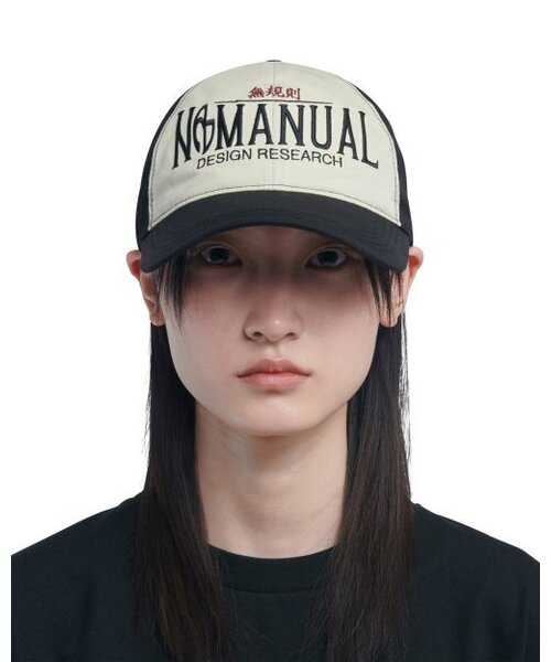 NOMANUAL(NOMANUAL)の「2C TRUCKER BALL CAP - BLACK(キャップ・レディース・その他・FREE)」の5枚目の写真