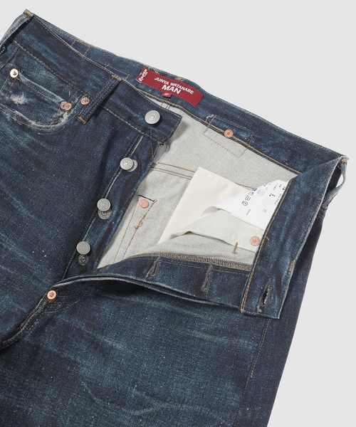 Levi's』『BerBerJin』 TRIPLE NAME 501XX 1942 MODEL PRINT PANTS