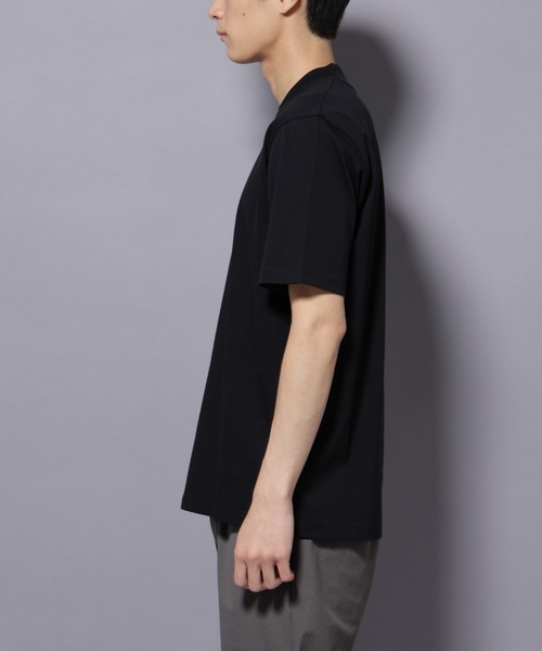 NANO universe（ナノユニバース）の「ジャケT(R) プレミアム クルーネック 半袖（Tシャツ/カットソー・メンズ・ホワイト/ブラック・S/M/L/XL）」の17枚目の写真