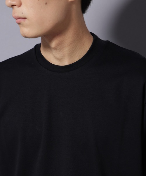 NANO universe（ナノユニバース）の「ジャケT(R) プレミアム クルーネック 半袖（Tシャツ/カットソー・メンズ・ホワイト/ブラック・S/M/L/XL）」の19枚目の写真