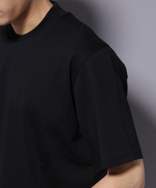 NANO universe（ナノユニバース）の「ジャケT(R) プレミアム クルーネック 半袖（Tシャツ/カットソー・メンズ・ホワイト/ブラック・S/M/L/XL）」の20枚目の写真