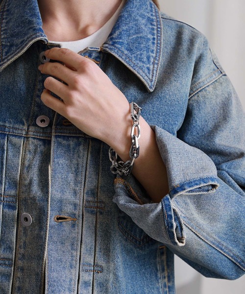 CLEL(クレイル)の「【CLEL】10Way Brass Wallet Chain / 10wayブラスウォレットチェーン(ウォレットチェーン・メンズ・シルバー・FREE)」の20枚目の写真