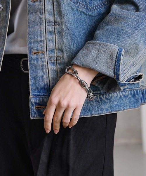 CLEL(クレイル)の「【CLEL】10Way Brass Wallet Chain / 10wayブラスウォレットチェーン(ウォレットチェーン・メンズ・シルバー・FREE)」の21枚目の写真