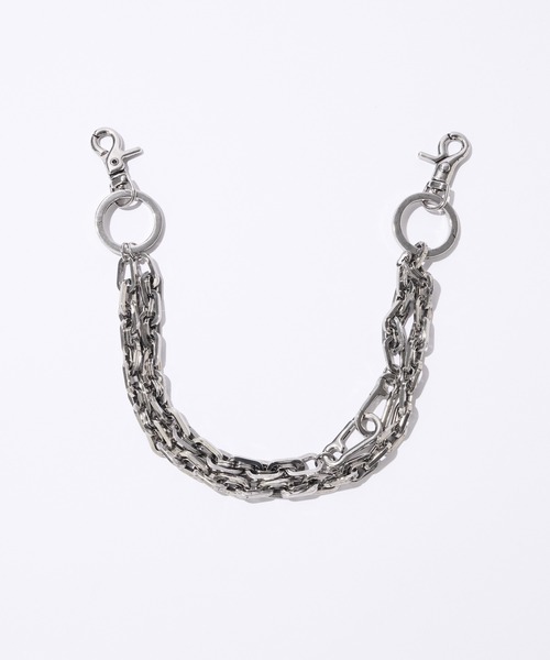 CLEL(クレイル)の「【CLEL】10Way Brass Wallet Chain / 10wayブラスウォレットチェーン(ウォレットチェーン・メンズ・シルバー・FREE)」の3枚目の写真