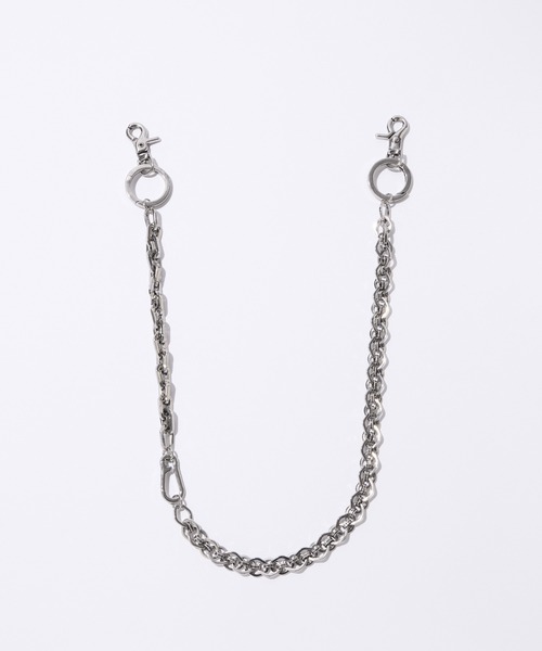 CLEL(クレイル)の「【CLEL】10Way Brass Wallet Chain / 10wayブラスウォレットチェーン(ウォレットチェーン・メンズ・シルバー・FREE)」の5枚目の写真