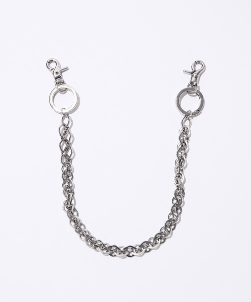 CLEL(クレイル)の「【CLEL】10Way Brass Wallet Chain / 10wayブラスウォレットチェーン(ウォレットチェーン・メンズ・シルバー・FREE)」の6枚目の写真