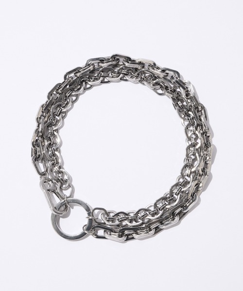 CLEL(クレイル)の「【CLEL】10Way Brass Wallet Chain / 10wayブラスウォレットチェーン(ウォレットチェーン・メンズ・シルバー・FREE)」の10枚目の写真